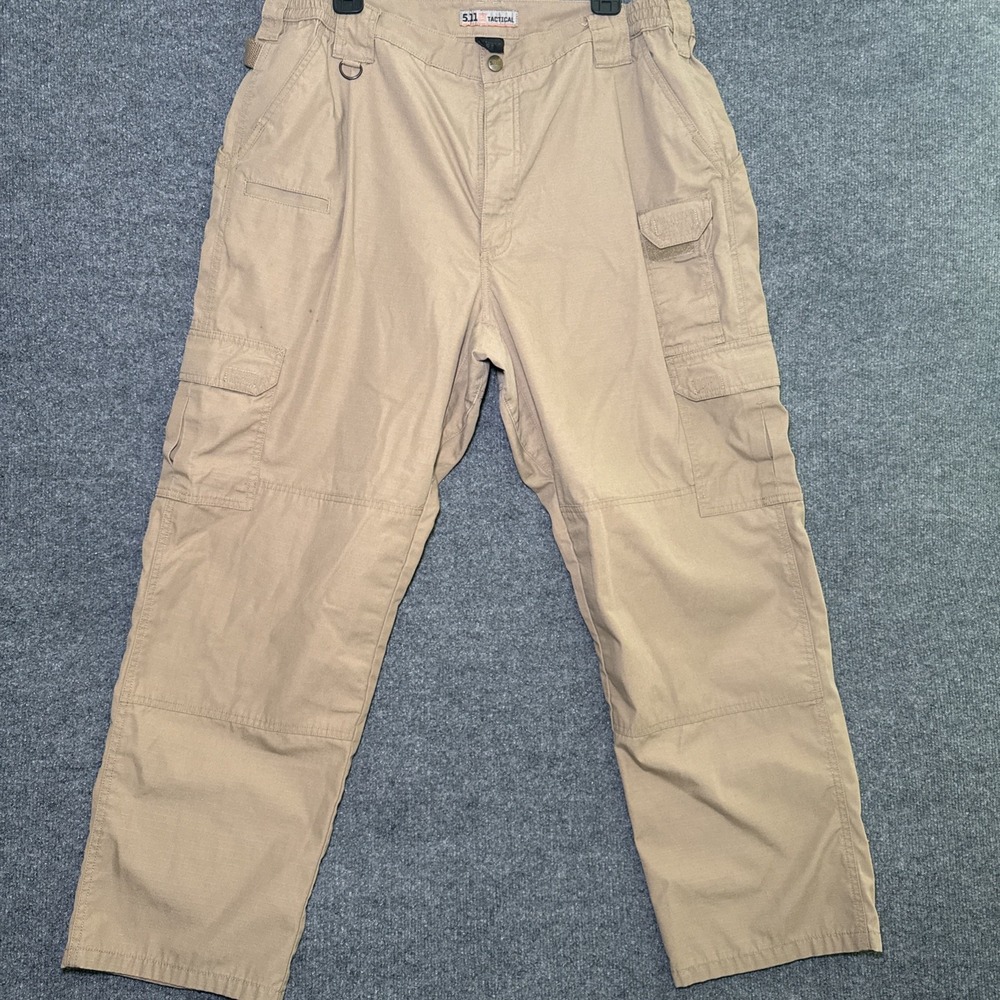 5.11 Tactical Pants Mens 40x30 Khaki Taclite Pro Ripstop Cargo Outdoor Utility